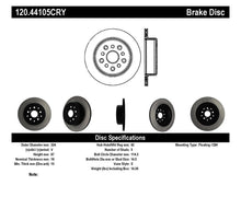 Load image into Gallery viewer, Stoptech 93-98 Toyota Supra Rear Premium Cryostop Rotor