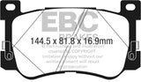 EBC 2017+ Genesis G90 5.0L Redstuff Front Brake Pads
