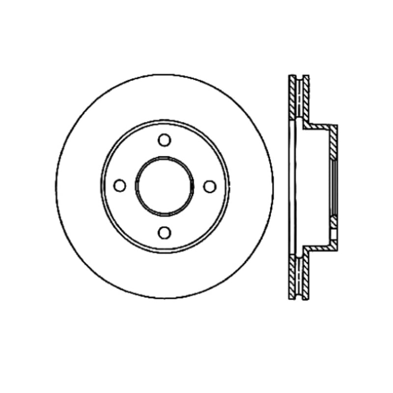 StopTech 05-07 Ford Focus Cryo-Stop Front PremiumRotor