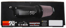 Load image into Gallery viewer, K&amp;N 17-18 Harley-Davidson Touring Models Performance Air Intake System Silver