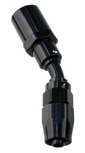 Load image into Gallery viewer, Fragola -10AN Male Rad. Fitting x 45 Degree Pro-Flow Hose End - Black