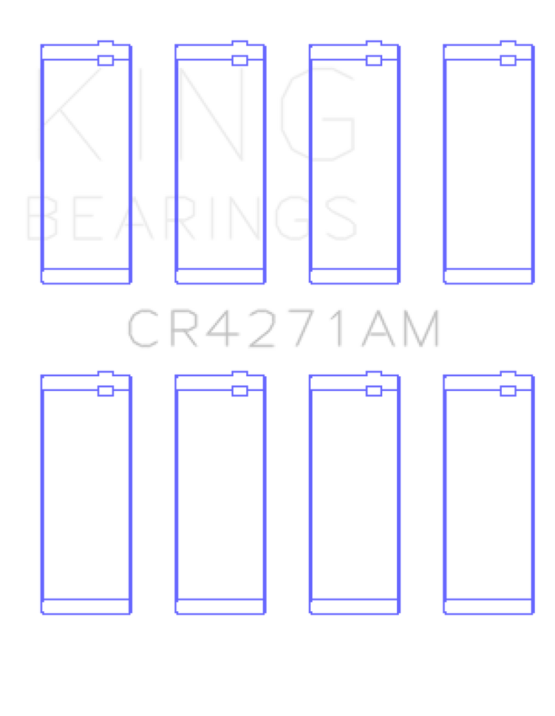 King Engine Bearings 1/95-12/09 Chrysler/ 1/02-12/06 Jeep 148CI 2.4L L4 (Size STD) Rod Bearing Set
