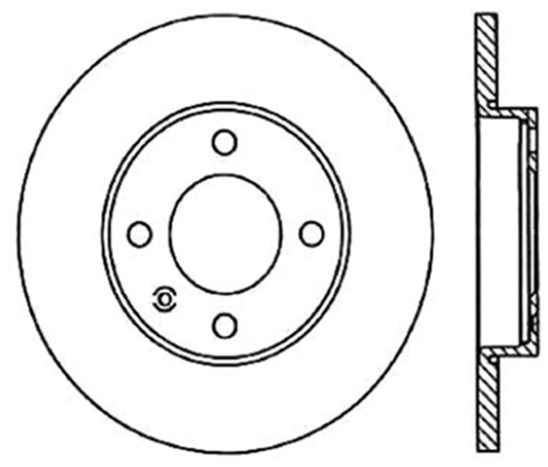 StopTech Drilled Sport Brake Rotor