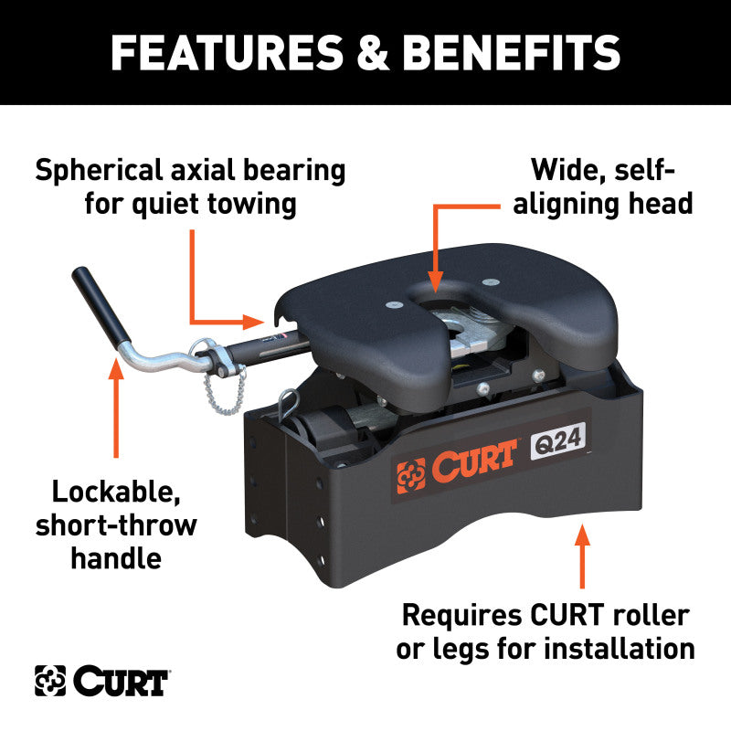 Curt Q24 5th Wheel Hitch Head