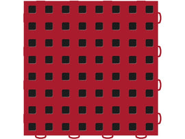 WeatherTech TechFloor - 3in X 12in Tiles(Left Loop) - Red/Black **Order in Qtys of 10
