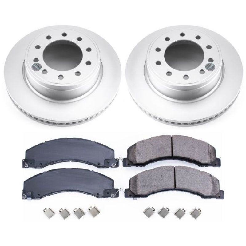 Power Stop 11-18 Ram 5500 Front Z17 Coated Brake Kit