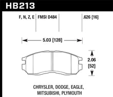 Load image into Gallery viewer, Hawk 1st Gen DSM HPS Street Front Brake Pads