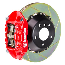 Load image into Gallery viewer, Brembo 05-13 Range Rover Sport Rear GT BBK 4 Piston Cast 380x28 2pc Rotor Slotted Type1-Red