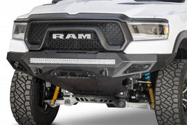 Addictive Desert Designs 2019 Ram Rebel 1500 Stealth Fighter Fr Bumper w/Parking Sensor Cutouts - GTR Auto