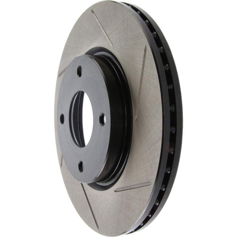 StopTech Power Slot 07-09 Nissan Sentra 2.0L/Versa / 10 Cube SportStop Front Slotted Left Rotor