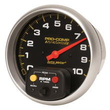 Load image into Gallery viewer, Autometer Pro-Comp 5 inch 10K RPM with Peak Memory  In-Dash Tachometer