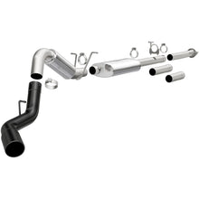 Load image into Gallery viewer, MagnaFlow 11-19 GM 2500/3500 6.0L 4in Single Passenger Side Rear Exit Cat-Back Exhaust w/Black Tips