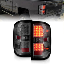 Load image into Gallery viewer, ANZO 15-19 Chevy Silverado 2500HD/3500HD (Halgn Only) LED Tail Lights w/Smoke Light Bar &amp; Clear Lens