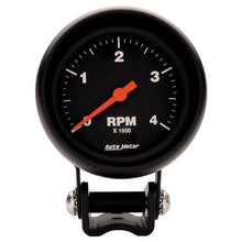 Load image into Gallery viewer, Autometer Z-Series 2-5/8in 4K RPM Pedestal Tachometer Gauge