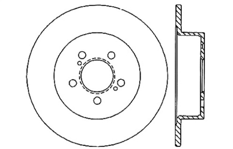 StopTech Drilled Sport Brake Rotor