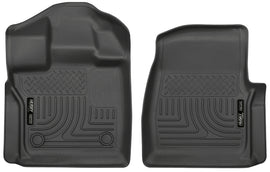 Husky Liners 15-23 Ford F-150 Standard Cab Pickup WeatherBeater Front Black Floor Liners - GTR Auto