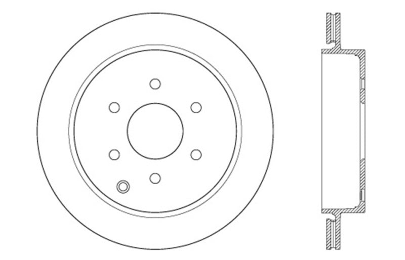 StopTech Drilled Sport Brake Rotor