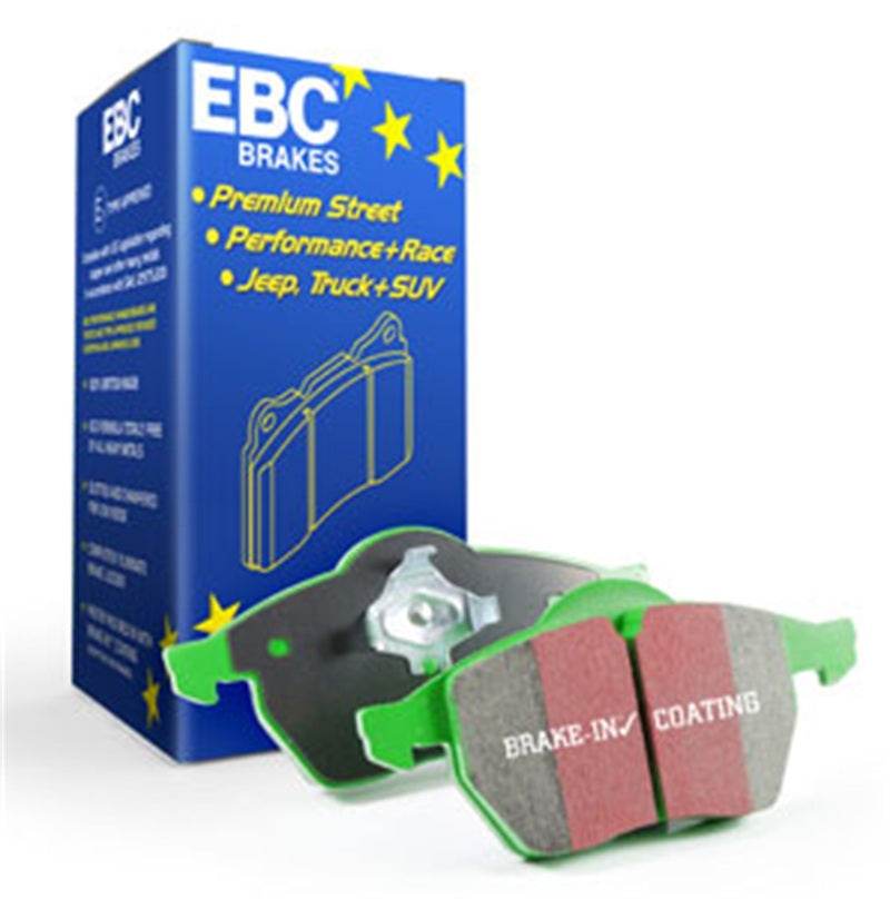 EBC 89-97 Chevrolet Blazer 4.3 S-10 (2 Wheel ABS) 2WD Greenstuff Front Brake Pads