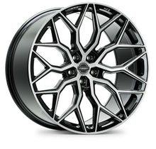 Load image into Gallery viewer, Vossen HF-2 20x9 / 5x120 / ET35 / Flat Face / 72.56 - Brushed Gloss Black Wheel