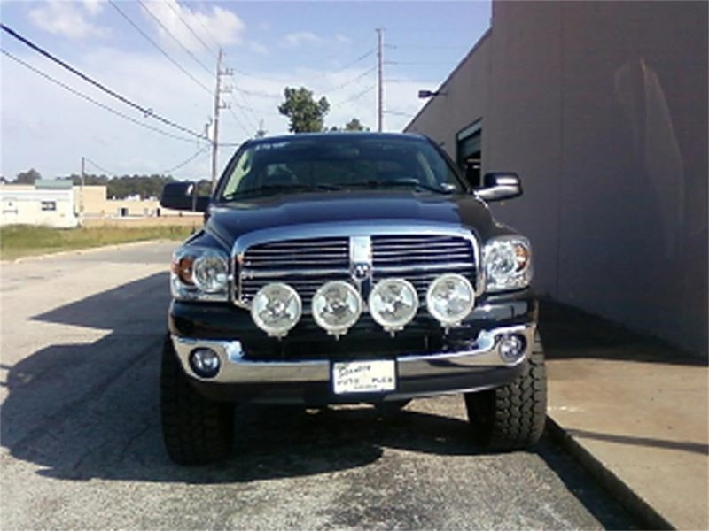 N-Fab Light Bar 04-09 Dodge Ram 2500/3500 - Tex. Black - Light Tabs