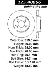 Load image into Gallery viewer, Stoptech Premium High Carbon Cyro Brake Rotor