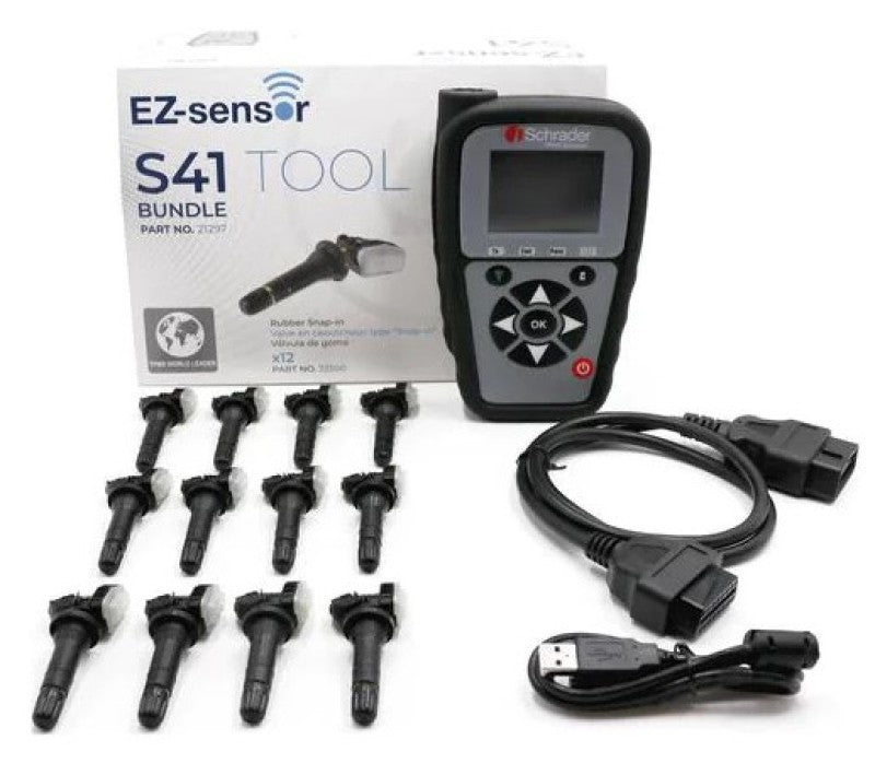 Schrader 12 33500 TPMS EZ-Sensors and S41 TPMS Tool Bundle