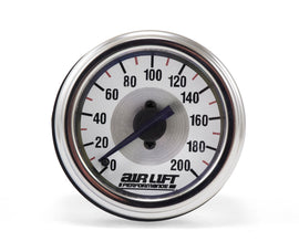 Air Lift Single Needle Gauge- 200 PSI