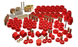 Energy Suspension 07-11 Jeep JK 4dr Red Hyper-Flex Master Bushing Set - GTR Auto