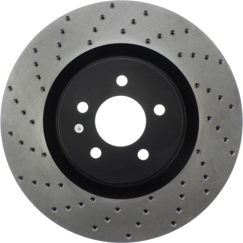 StopTech 07-13 Mustang Shelby / 10-13 GT / 12-13 Boss 302 Fr Right Drilled CRYO-STOP Brake Rotor