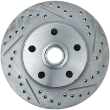 Load image into Gallery viewer, StopTech 68-69 Ford Mustang Left Slotted &amp; Drilled Brake Rotor - Front