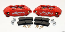 Load image into Gallery viewer, Wilwood DPHA Front Caliper &amp; Pad Kit Red Honda / Acura w/ 262mm OE Rotor