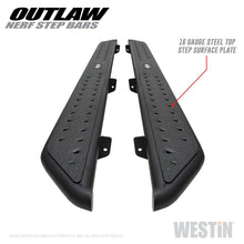 Load image into Gallery viewer, Westin 2020 Jeep Gladiator Outlaw Nerf Step Bars - Textured Black