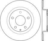 Stoptech 14-18 Mazda 6 Rear Premium High Carbon Cryo Brake Rotor