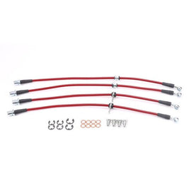 Power Stop 04-07 Subaru Impreza Front & Rear SS Braided Brake Hose Kit