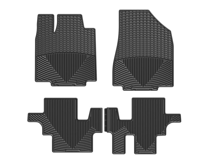 WeatherTech 13+ Honda Accord Front and Rear Rubber Mats - Black