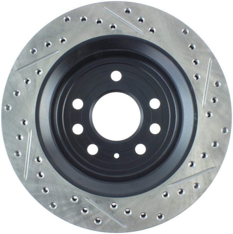 StopTech 03-09 Saab 9-3 Slotted & Drilled Right Rear Rotor