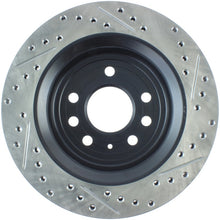Load image into Gallery viewer, StopTech 03-09 Saab 9-3 Slotted &amp; Drilled Right Rear Rotor