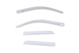 AVS 16-18 GMC Sierra 1500 Ext. Cab Low Profile Color Match Ventvisors 4pc - White Frost Tricoat