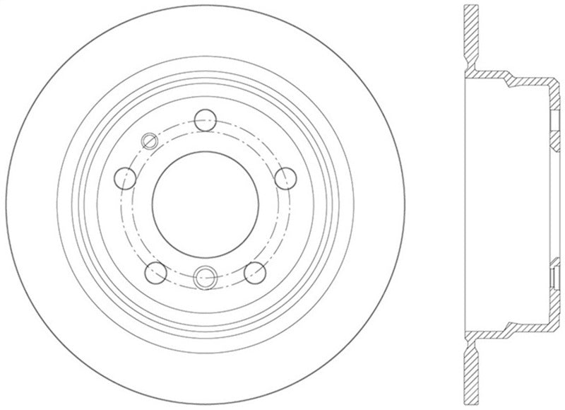 StopTech Slotted & Drilled Sport Brake Rotor