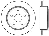 Stoptech 07-14 Jeep Wrangler Performance Rear Cryo Brake Rotor