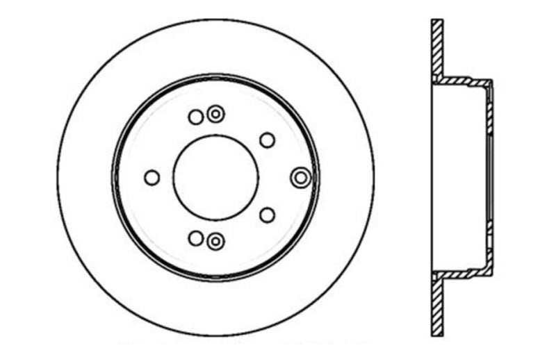 StopTech Drilled Sport Brake Rotor