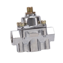 Load image into Gallery viewer, Edelbrock Fuel Pressure Regulator Carbureted 160 GPH 5-10 PSI 3/8In In/Out Returnless Blue/Clear