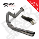 Diamond Eye KIT 4in DPF-BACK SGL w/ TDP SS 07.5-10 Chevy/GMC 6.6L Duramax 2500/3500
