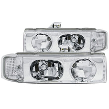 Load image into Gallery viewer, ANZO 1995-2005 Chevrolet Astro Van Crystal Headlights Chrome 1pc