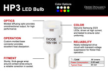 Load image into Gallery viewer, Diode Dynamics 194 LED Bulb HP3 LED Warm - White (Single)