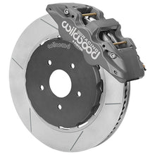 Load image into Gallery viewer, Wilwood AERO6 RACE Front Big Brake Kit 14in GT Slotted 94-04 Mustang - Type III Ano Grey Calipers