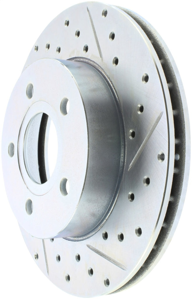 StopTech Select Sport 99-04 Jeep Grand Cherokee SportStop Slotted & Drilled Front Left Rotor