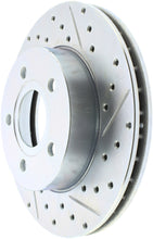 Load image into Gallery viewer, StopTech Select Sport 99-04 Jeep Grand Cherokee SportStop Slotted &amp; Drilled Front Left Rotor