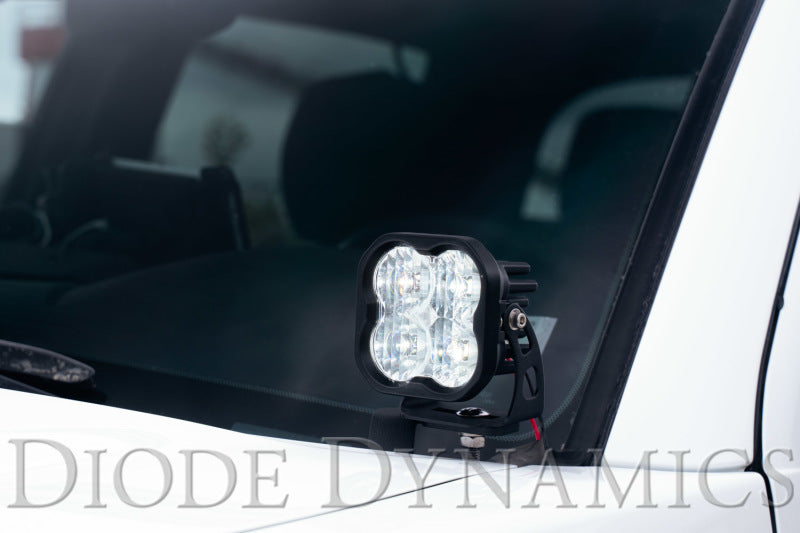 Diode Dynamics 16-21 Toyota Tacoma Stage Series 2in LED Ditch Light Kit - Sport Yellow Combo