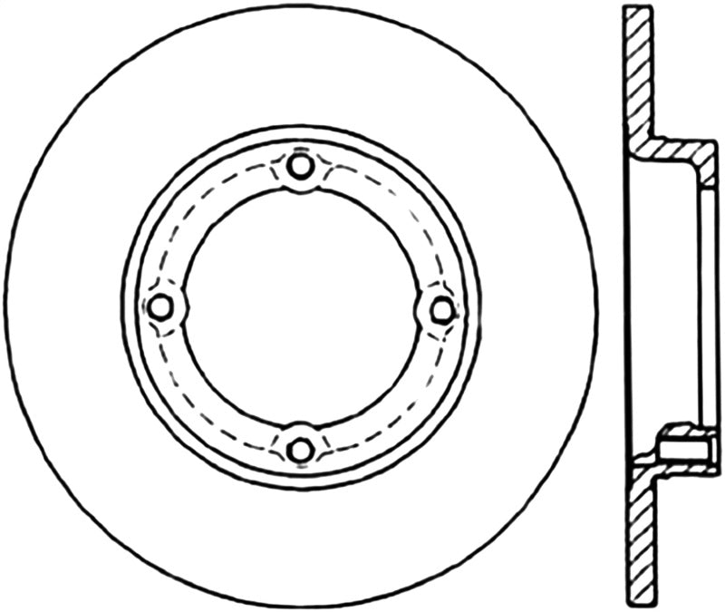 StopTech Slotted & Drilled Sport Brake Rotor